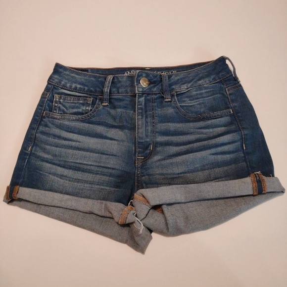 American Eagle Hi-Rise Shortie 8 - Picture 1 of 4